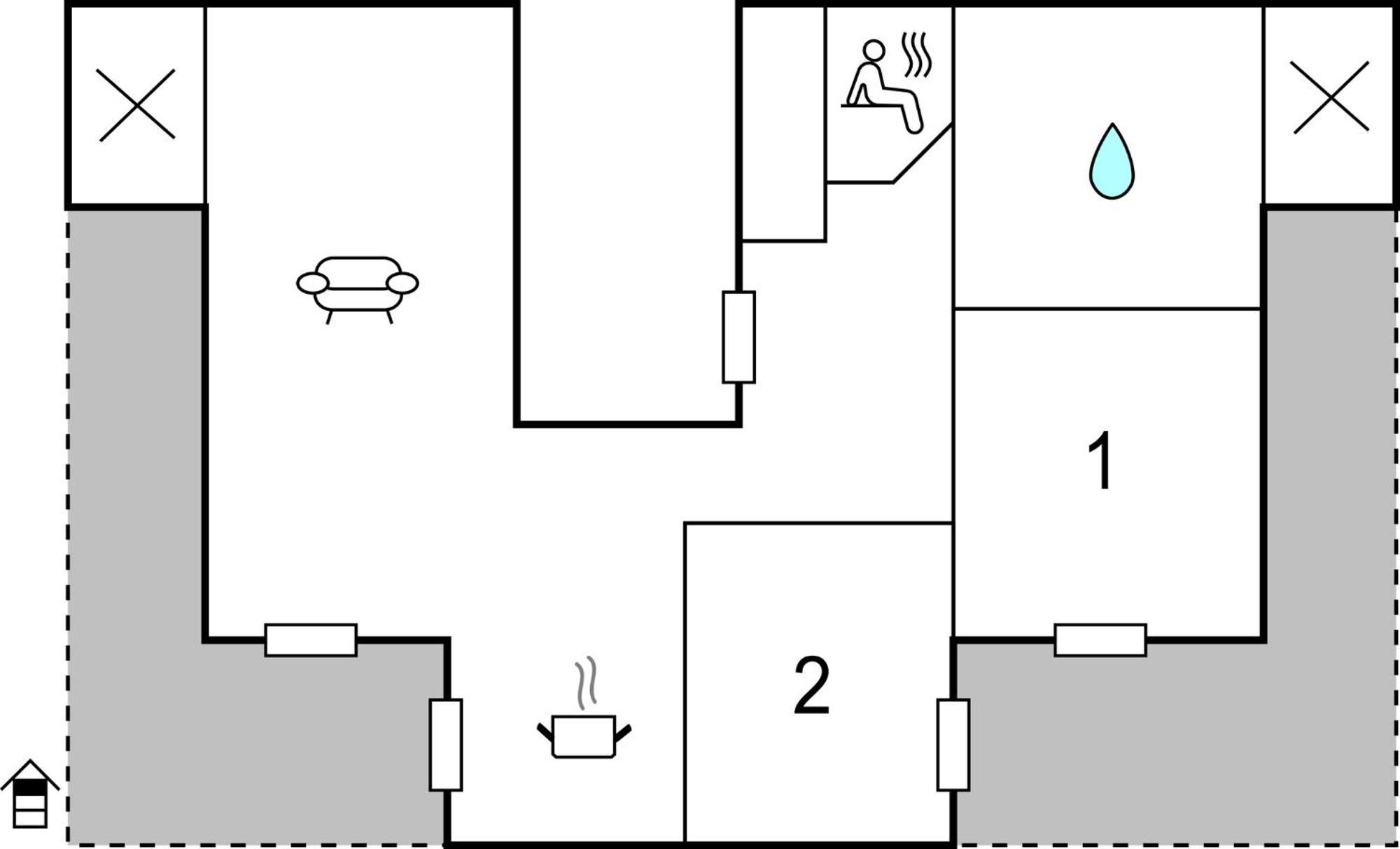 Amazing Apartment In Rechlin With Kitchen エクステリア 写真